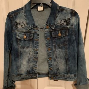 Gorgeous embellished denim jacket by Venus